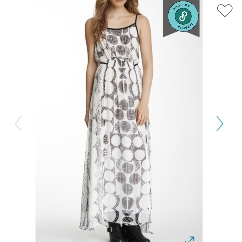 DA-NANG PRINTED SILK MAXI DRESS